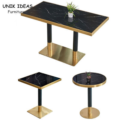mesa de comedor del mármol del rectángulo del 180cm el 160cm el 150cm el 140cm y sistema de las sillas