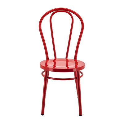 Curved Metal Dining Chair 4.6kg Vintage Outdoor Bentwood Thonet