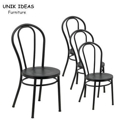 Curved Metal Dining Chair 4.6kg Vintage Outdoor Bentwood Thonet
