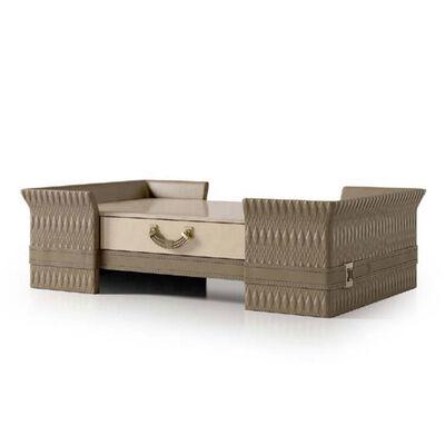 Living Room Luxury Center Coffee Table 140*80*50cm Furniture Square With Drawer