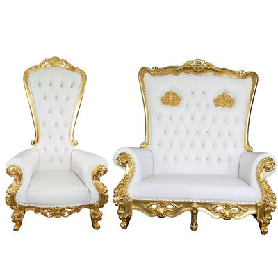 Royal High Back King Throne Chairs Wedding Rental Bride And Groom Sofa Chair