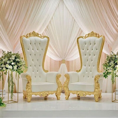 Royal High Back King Throne Chairs Wedding Rental Bride And Groom Sofa Chair
