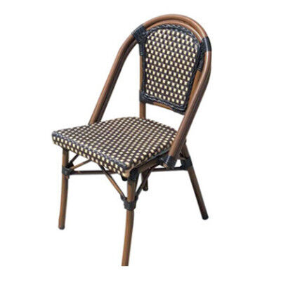 Buen precio Muebles para patio exterior En estilo francés Silla de rotín París Café Sillones de bistró parisinos en línea