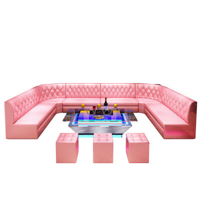 Buen precio U Shape Sección Hotel Lobby Sofa Salón Sofa Sofa Club Sofa en línea