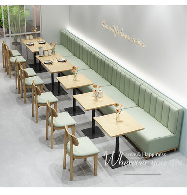 Buen precio Modern Restaurant Furniture Stylish Western Restaurant Sofa and Chair en línea