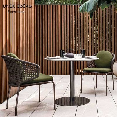 Buen precio El balcón al aire libre de los muebles del ocio del jardín de la cuerda moderna de los muebles fijó los 60x75cm en línea