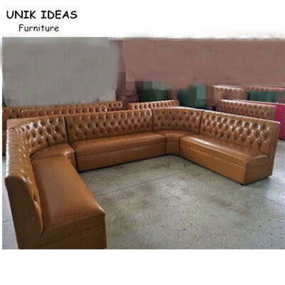 Buen precio Cabina comercial del banco de la cocina que asienta el restaurante en forma de L residencial KTV de U en línea