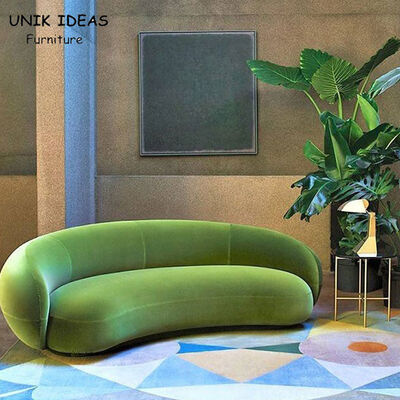 Buen precio La luna de mitad formó el sofá seccional de la sala de estar fija con la cabina larga el 160cm de los Recliners en línea