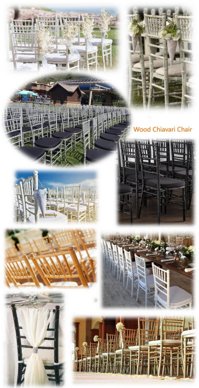 Napoleon Chair Folding Dining para las sillas que se casan de madera de Chiavari del acontecimiento del banquete del jardín